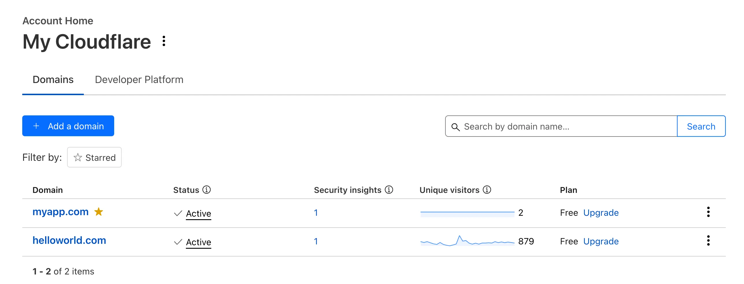 Updated Account Home