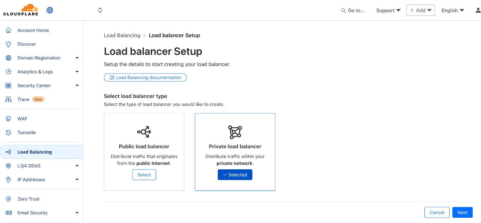 Private Load Balancers
